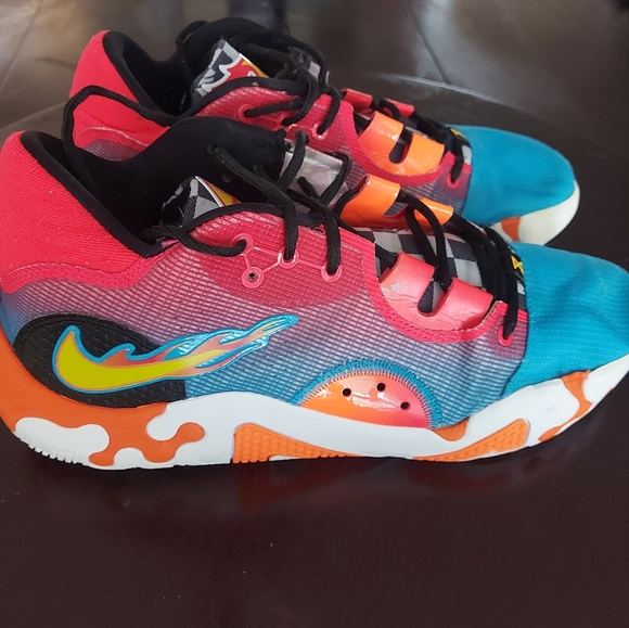 Nike PG 6 Hot Wheels Blue Paul George Basketball Shoes DH8446-400 Mens Size 11.5 - Picture 5 of 13